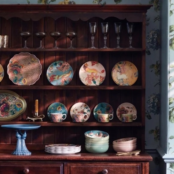 NWT Anthropologie House of Hackney Blue   Dessert Plate - Picture 2 of 5